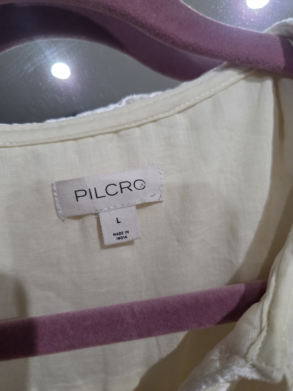 Pilcro Ruffle Collar Button-Up Blouse - Picture 6 of 10